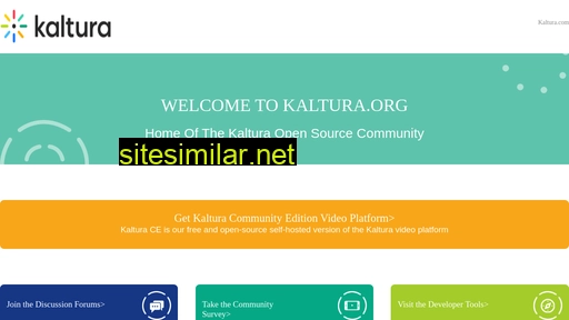 kaltura.org alternative sites