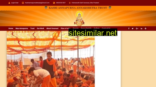 kashiannapurnaannakshetratrust.org alternative sites