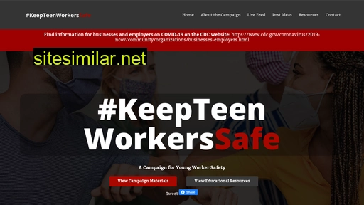 Keepteenworkerssafe similar sites