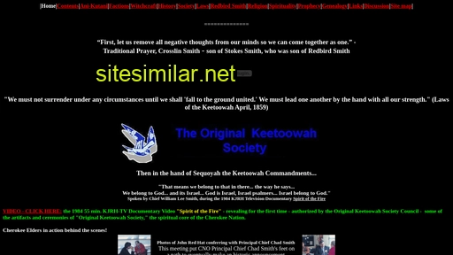 keetoowahsociety.org alternative sites
