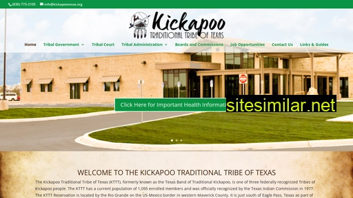 kickapootexas.org alternative sites