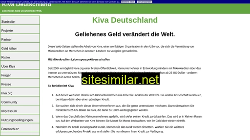 kiva-deutschland.org alternative sites