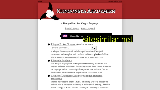 klingonska.org alternative sites