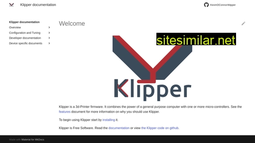 klipper3d.org alternative sites