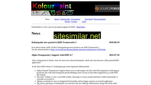 kolourpaint.org alternative sites