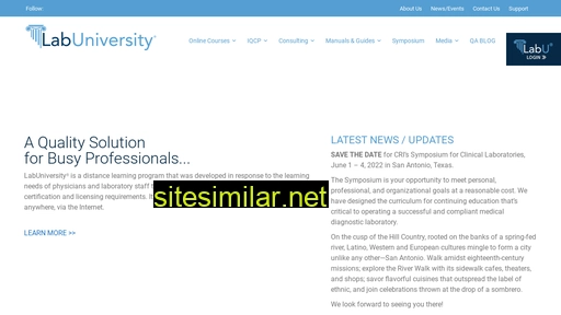 Labuniversity similar sites
