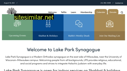 Lakeparksynagogue similar sites