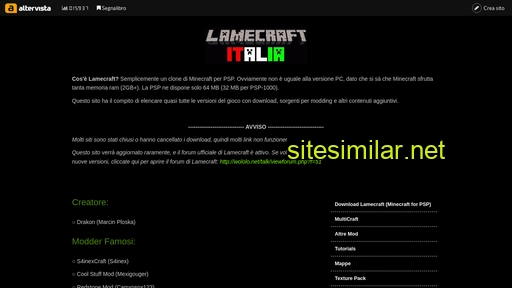 lamecraft.altervista.org alternative sites