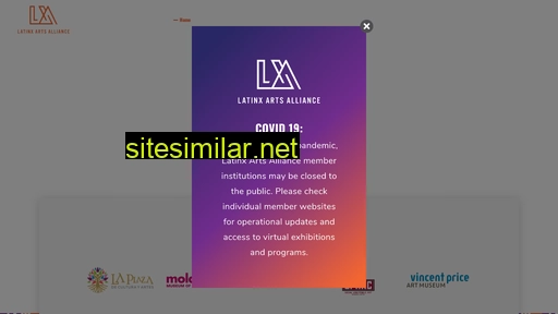 latinxartsalliance.org alternative sites