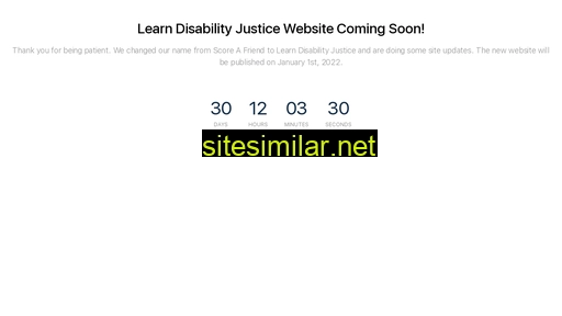 learndisabilityjustice.org alternative sites