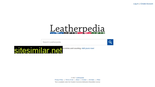 Leatherpedia similar sites