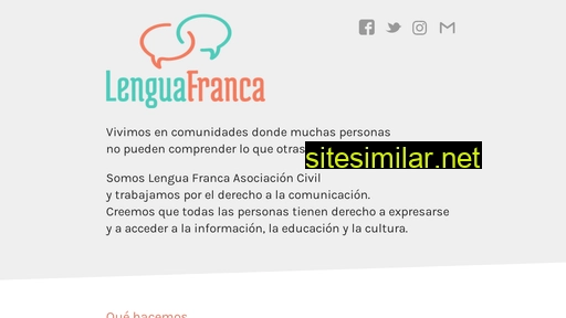 lenguafranca.org alternative sites