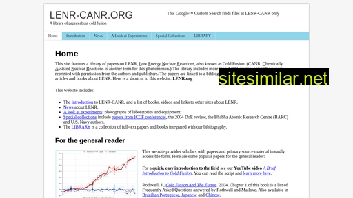 lenr-canr.org alternative sites