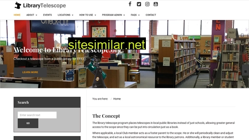 librarytelescope.org alternative sites