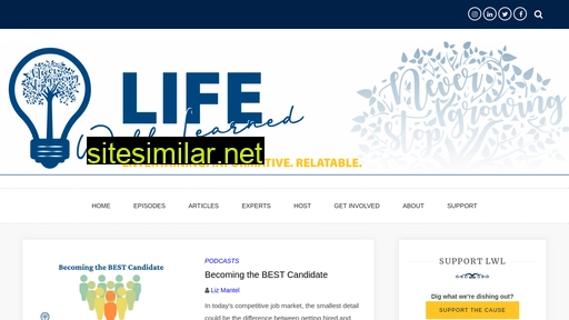 lifewelllearned.org alternative sites
