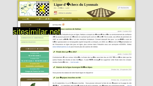 ligue-lyonnais-echecs.org alternative sites