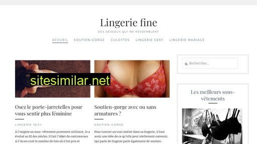 Lingeriefine similar sites
