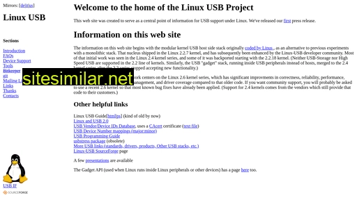 Linux-usb similar sites