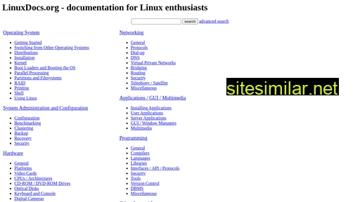 Linuxdocs similar sites