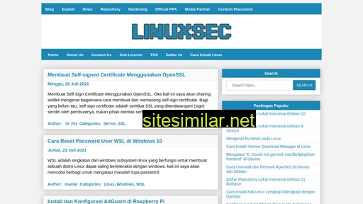 Linuxsec similar sites