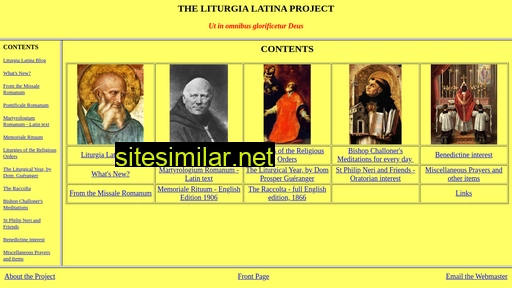 Liturgialatina similar sites