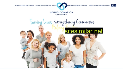 livingdonationcalifornia.org alternative sites