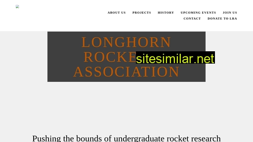 Longhornrocketry similar sites