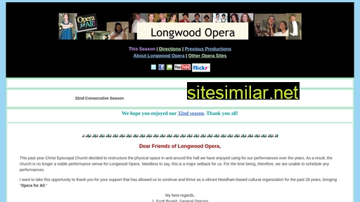 longwoodopera.org alternative sites