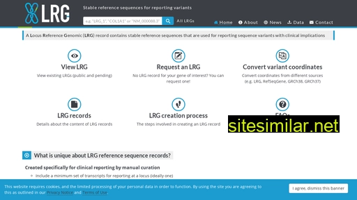 lrg-sequence.org alternative sites
