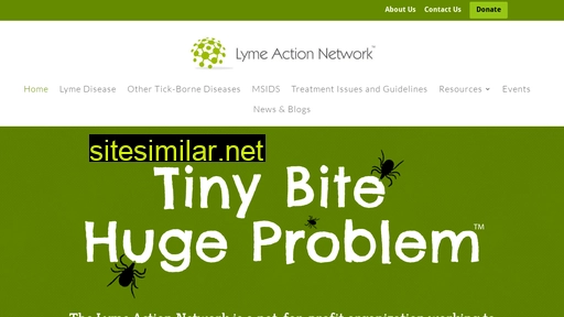 lymeactionnetwork.org alternative sites