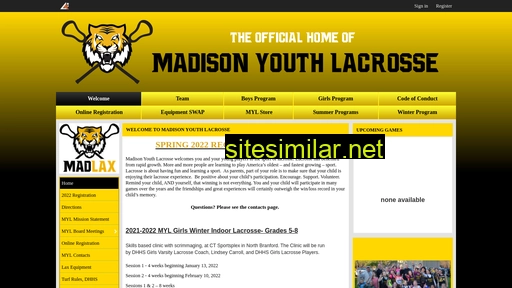 madisonyouthlacrosse.org alternative sites
