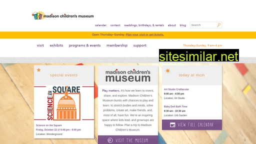 madisonchildrensmuseum.org alternative sites