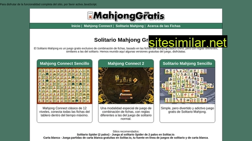 Mahjonggratis similar sites