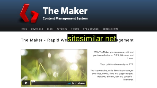 Makercms similar sites