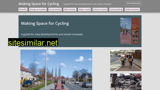 makingspaceforcycling.org alternative sites