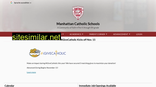 manhattancatholicschools.org alternative sites