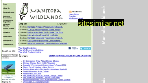 manitobawildlands.org alternative sites