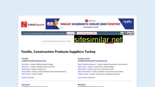 manufacturersturkey.org alternative sites