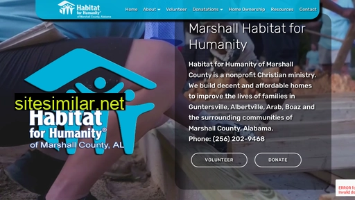 marshallhabitat.org alternative sites