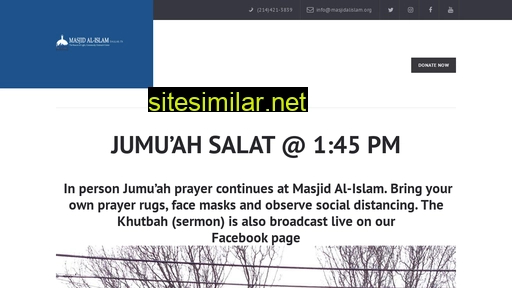 masjidalislam.org alternative sites