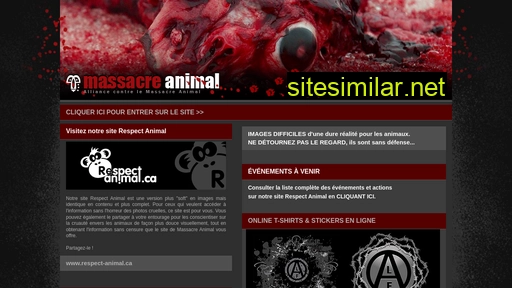 massacreanimal.org alternative sites