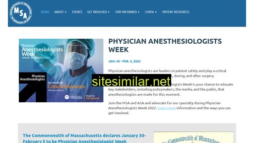 Mass-anesthesiologists similar sites