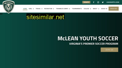 mcleansoccer.org alternative sites
