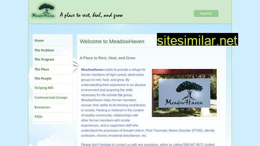 meadowhaven.org alternative sites