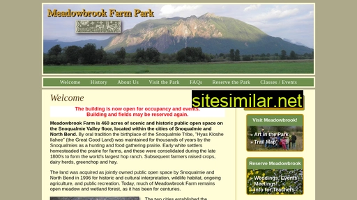 meadowbrookfarmpreserve.org alternative sites