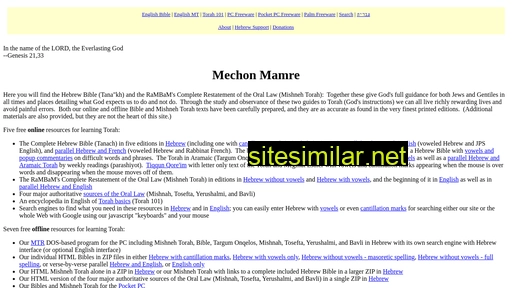 mechon-mamre.org alternative sites