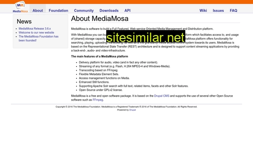 mediamosa.org alternative sites