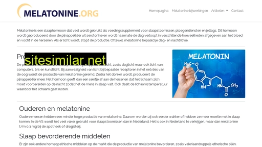 melatonine.org alternative sites