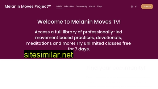 melaninmovesproject.org alternative sites