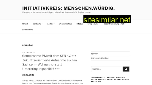 menschen-wuerdig.org alternative sites